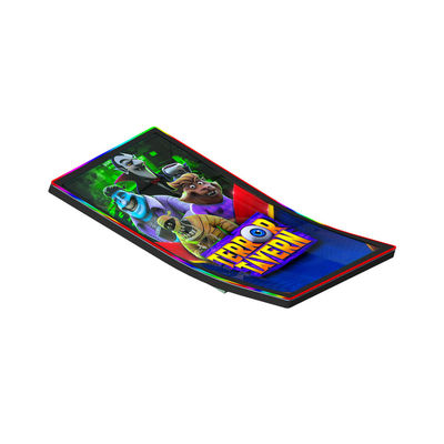 J Shape Super Curved Touch Screen Monitor 1ms Resposta PCAP Com LED Side Light Bars