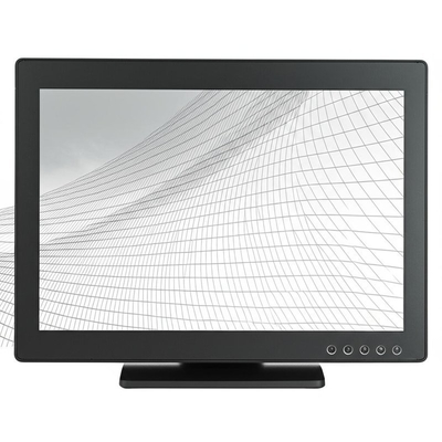 Monitor Touch Industrial de Alta Resolução com Resolução de 1280 X 1024 Entrada de Sinal Touch RS232 / USB e Tempo de Resposta de 5ms