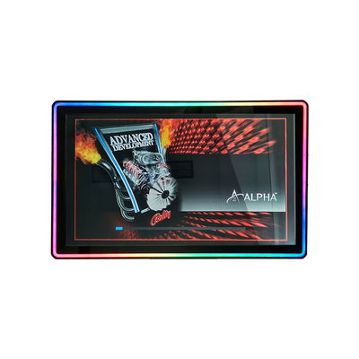 Monitor de toque de 32 polegadas com monitor de resposta a raios de 5 ms para jogos de habilidade