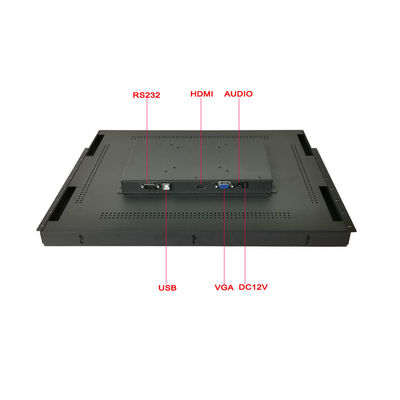 17 polegadas VGA / CGA sinal de entrada de jogos Infravermelho touch screen monitor para múltiplas aplicações