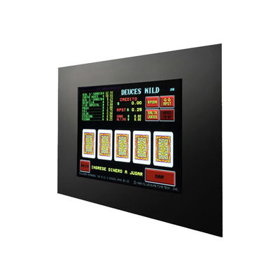 17 polegadas VGA / CGA sinal de entrada de jogos Infravermelho touch screen monitor para múltiplas aplicações