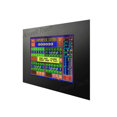 Monitor de toque IR de 22 polegadas com molduras 3M Touch para WMS / POG / ASR Gaming