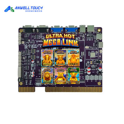 HET Skill Mega Link Jogo Mega Link 6in1 Pcb Tabuleiro de jogos US PLUG