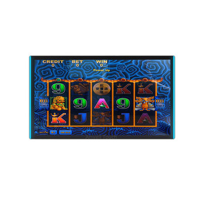 Aristocrat Hot Gaming Cor Prateada PCAP Multi Touch Capacitive touchscreen 23 polegadas com lado e borda LED Bezel