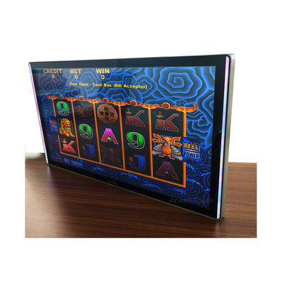Monitor de jogos com tela sensível ao toque de 23' resistente a arranhões com bordil de LED lateral+edge para Aristocrat Helix