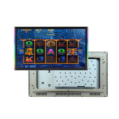 Monitor de jogos com tela sensível ao toque de 23' resistente a arranhões com bordil de LED lateral+edge para Aristocrat Helix
