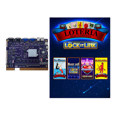 4in1 Skill Game Pcb Multiple Game Lock It Link Loteria Para Máquina de Arcade