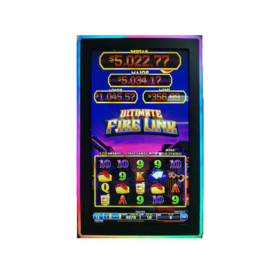 WMS/POG/Firelink Game Infrarrojo touch screen monitor de 32 polegadas com luz lateral LED
