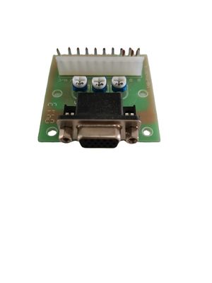 Conector VGA RGB CGA Para POG POT O Gold Signal Converter Partes sobressalentes de placa de PCB