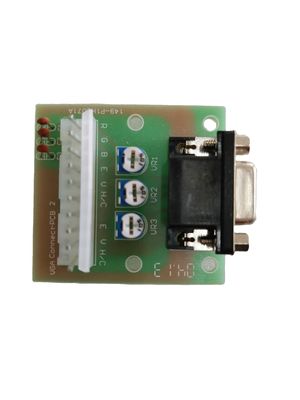 Conector VGA RGB CGA Para POG POT O Gold Signal Converter Partes sobressalentes de placa de PCB