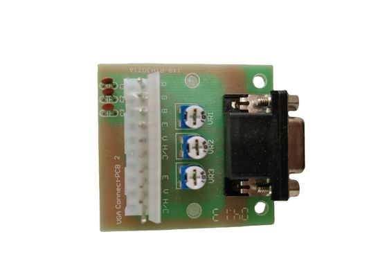 Conector VGA RGB CGA Para POG POT O Gold Signal Converter Partes sobressalentes de placa de PCB