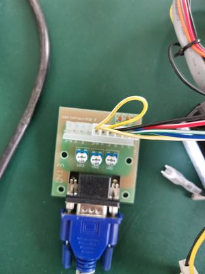 Conector VGA RGB CGA Para POG POT O Gold Signal Converter Partes sobressalentes de placa de PCB
