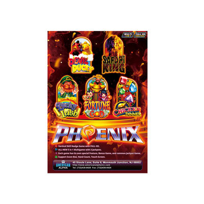 IGS Phoenix 5in1 Vertical Skill Game PCB Board Inglês\Chinês Garantia de 1 ano