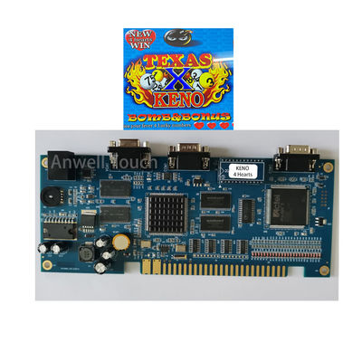 TEXAS KENO 4 Hearts Tabuleiro de jogos de PCB 0,5kg Para venda Arcadesd Pcb