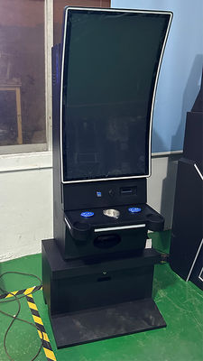PCPA Touch Curved Slot Machine Base Cabinet Skill Gaming Touch Monitor Metal 43 polegadas