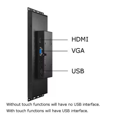 11.6 polegadas 1920 * 1080 Embedded Touch Display 1000Nits Touchscreen Monitor Industrial
