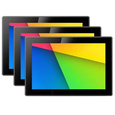 Pequeno tamanho 7 polegadas Industrial Open Frame Touch Screen Monitor Alto brilho 800 Nist Luz solar legível Capacidade