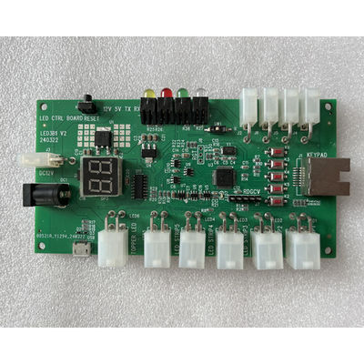 Lâmpadas LED Controlador de jogos Pcb de alto desempenho com botão de controle
