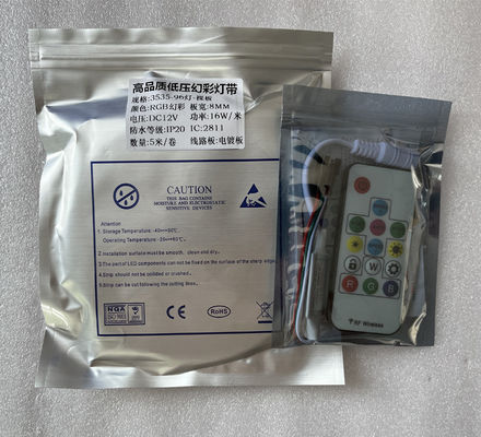 Jogos 96luzes de 5M Rgb controle remoto IP20 16W/12V Led Strip controle remoto