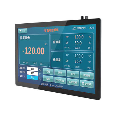 HD1920*1080 preto tela sensível ao toque industrial capacitiva tudo em um 13,3 polegadas com Windows OS
