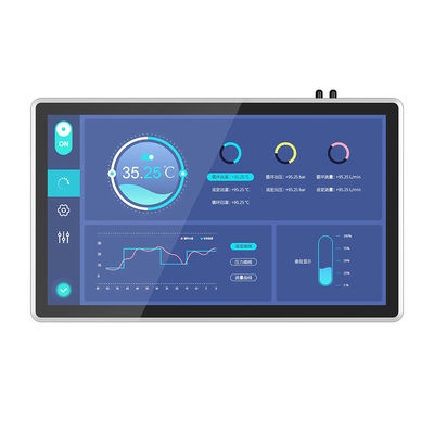 1920×1080 FHD All In One Pc Touch Screen 21,5" Impermeável Empresarial Industrial Usado Mural Montado