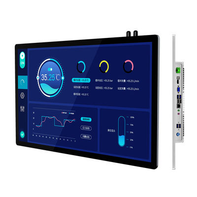1920×1080 FHD All In One Pc Touch Screen 21,5" Impermeável Empresarial Industrial Usado Mural Montado