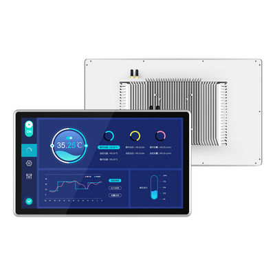 1920×1080 FHD All In One Pc Touch Screen 21,5" Impermeável Empresarial Industrial Usado Mural Montado